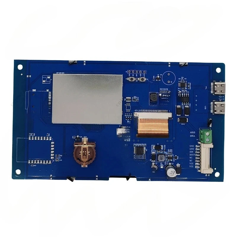 5 Inch TTL Serial Screen 800 * 480 IPS LCD Display For RS232 RS485 Serial Intelligent LCD Screen