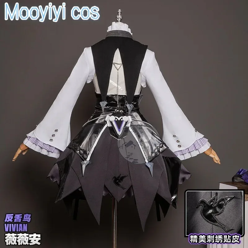 Recém jogo zenless zona zero zz novo vivian cosplay traje halloween natal role play festa quadrinhos S-XXL saia sexy