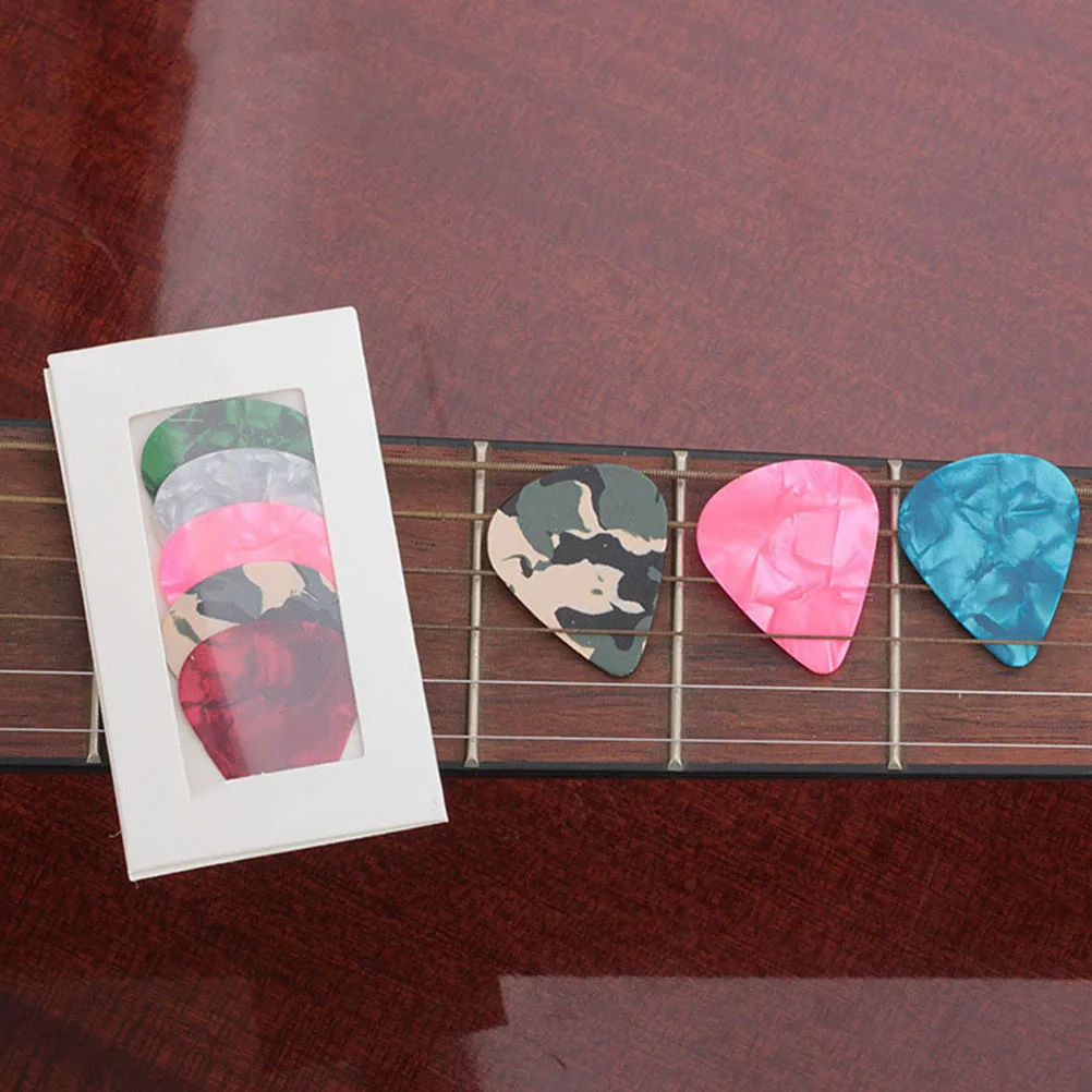 

5Pcs Guitar Picks Set Professional Ergonomic Design Clear Sound Accessories