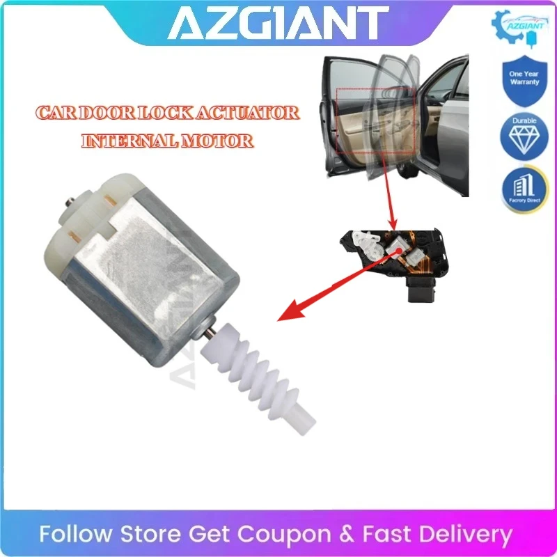 

AZGIANT Low Noise Car Centre Door Lock Motor FC-280 For Renault Captur MK2 ARKANA Professional 12V DC Auto Door Lock Repair