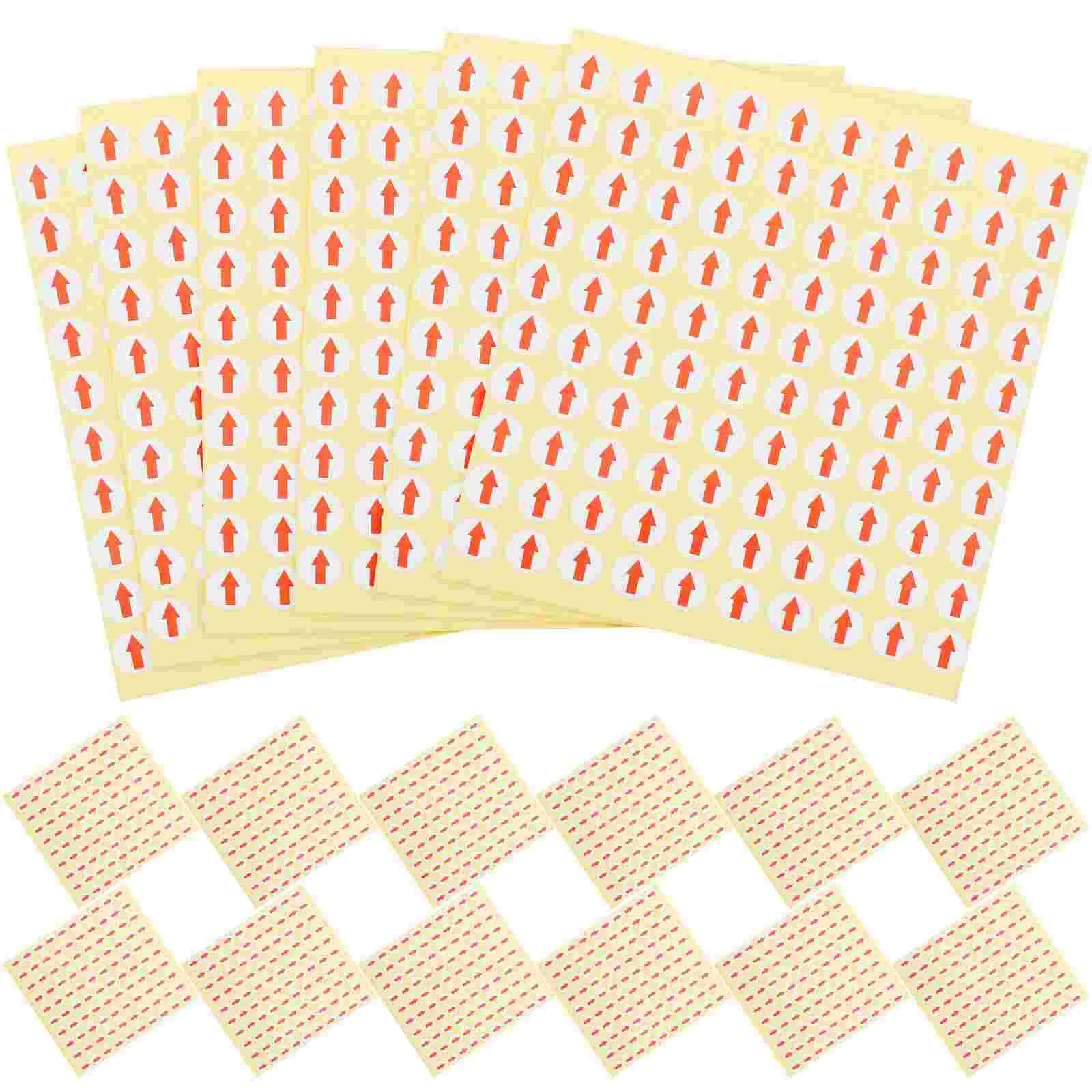 3200 PCS Circle Dot Labels Round Sticker Paper Stickers for Children Arrow Adhesive