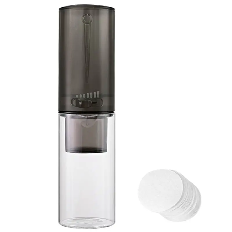 

24-Hour Delivery Ice Drip Coffee Pot: Hand Brewed Cold Brew Coffee Maker Set With Glass Drip Sharing Ice Drip Pot