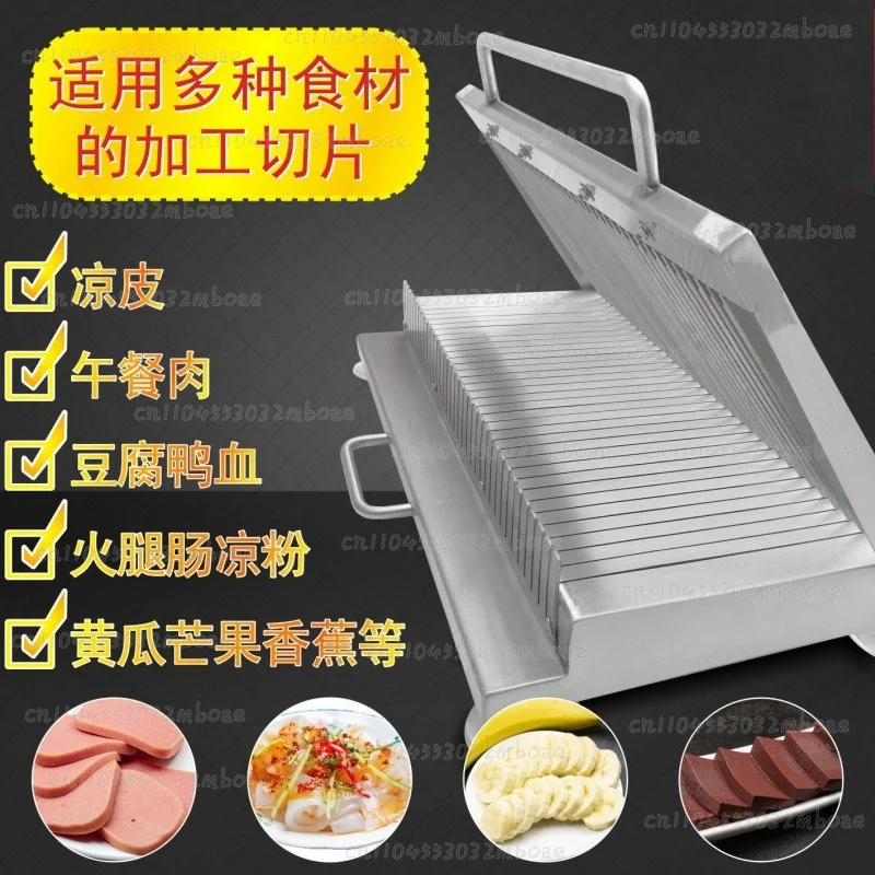 Multi-Functional Stainless Steel Fruit Ham Tofu Luncheon Meat Cheese Slicer 8mm/11mm/15mm Kitchen Household Tool