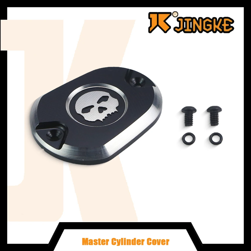 

For Harley Davidson XLH XL 883 1200 Sportster Aluminum Front Brake Master Cylinder Fluid Reservoir Cap Cover Custom Accessories