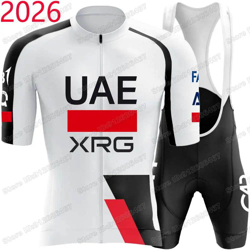 2026 الإمارات العربية المتحدة فريق الدراجات جيرسي مجموعة Tadej Pogaفار المكسيك إسحاق ديل تورو الدراجات الملابس فرنسا جولة الطريق دراجة قميص مريلة السراويل