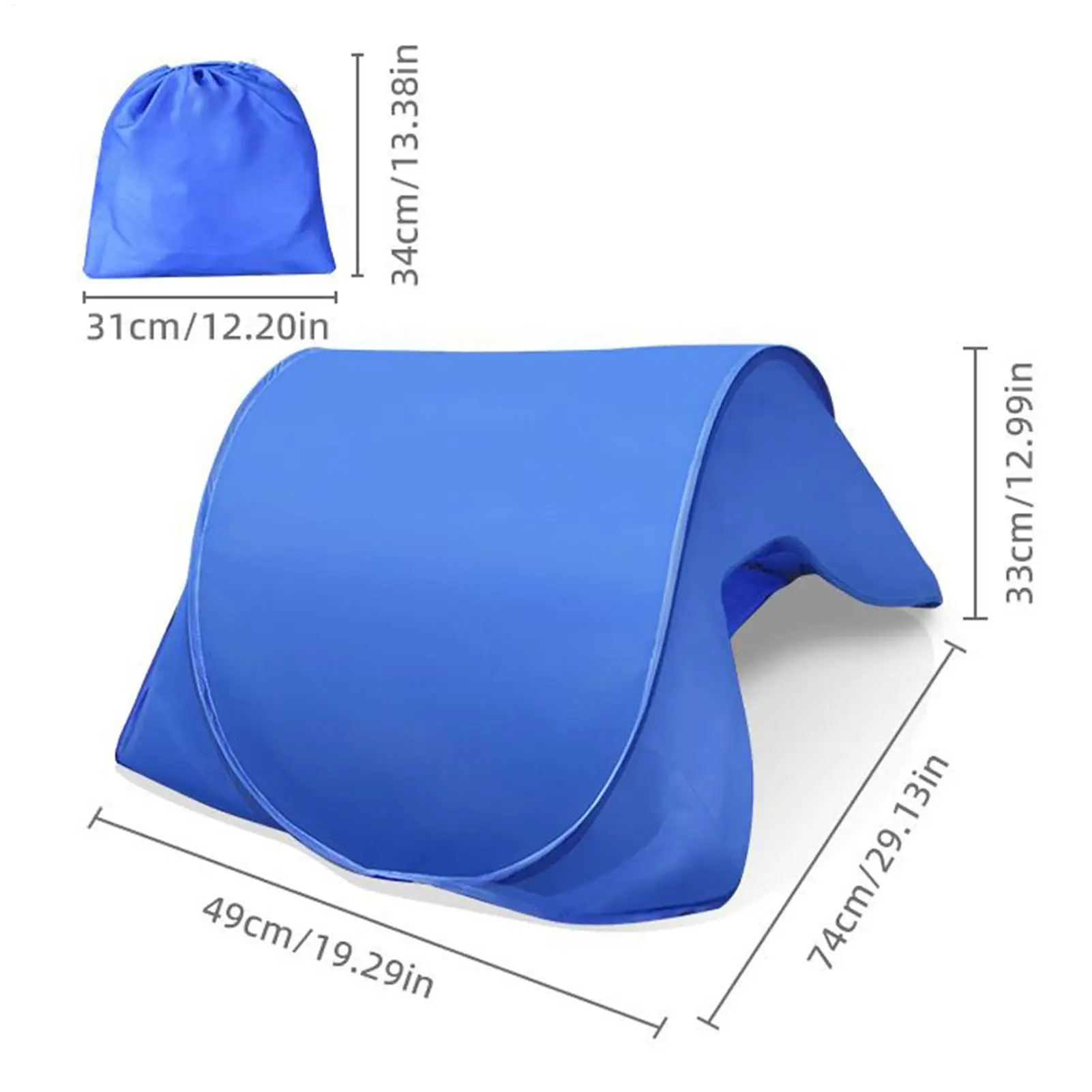 Hoofdschaduwtent Camping Opvouwbare luifel Geïsoleerde UV-bescherming Tent voor kinderen Volwassenen Camping Zwembad Reizen Picknick Buiten Gazon