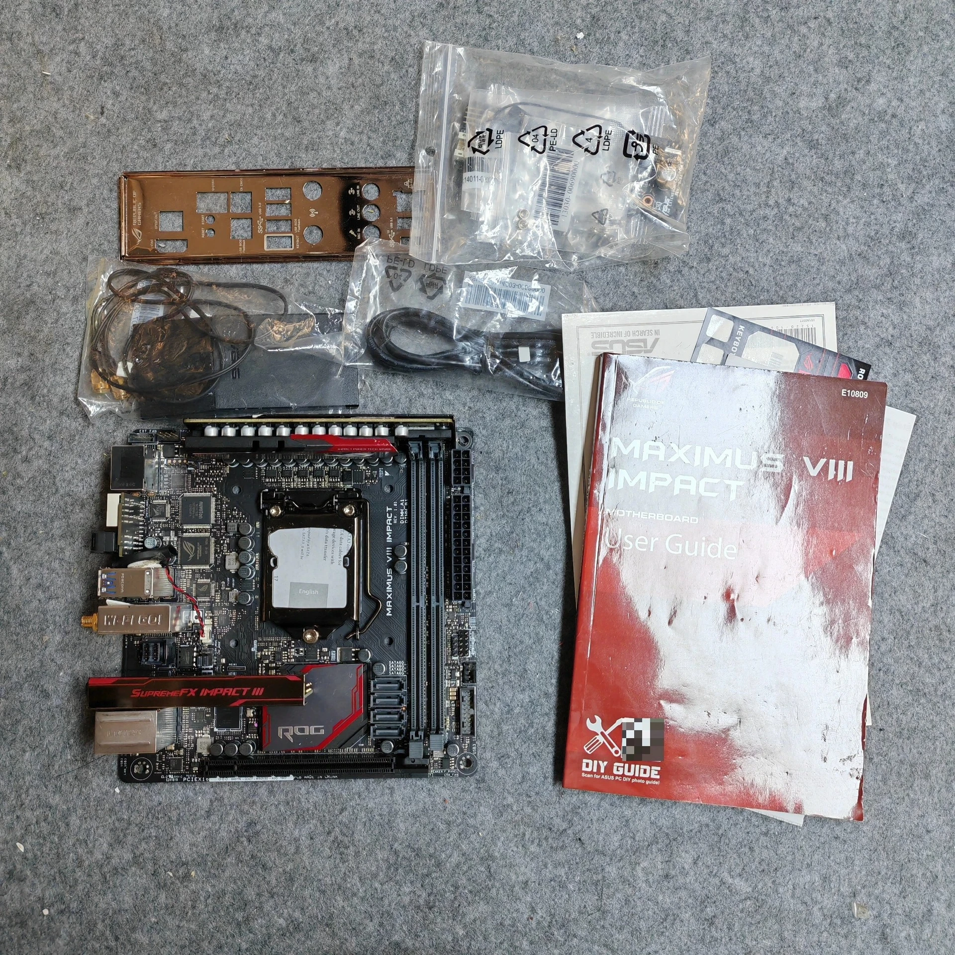 Used for ASUS MAXIMUS VIII IMPACT ITX Motherboard Z170 Used Dismantled Mainboard