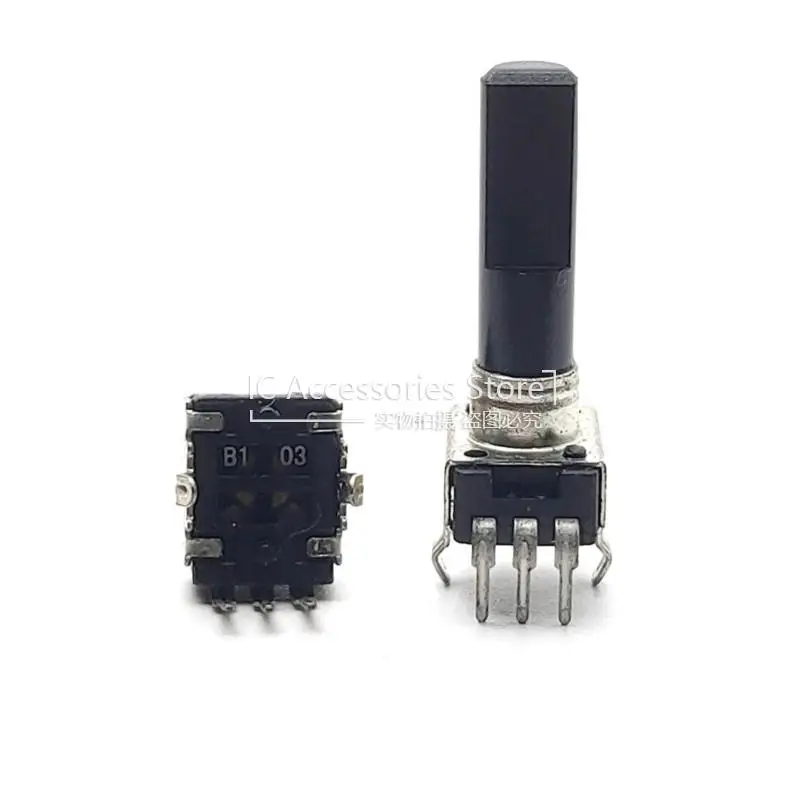 

5PCS RK0936N 09 Type Vertical Single 3Pin B10K B103 B20K B203 B50K B503 With Midpoint Mixer Potentiometer D Shaft Length 23MM