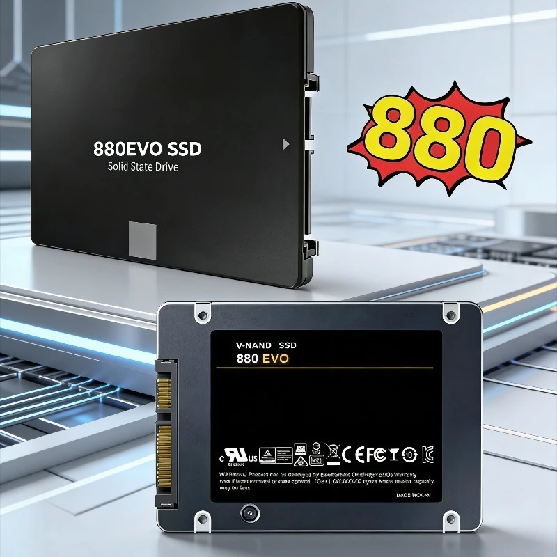

Lenovo New SSD 880 EVO 2TB 4TB Internal Solid State Drives Hard Disk SATA 3.0 MLC 2.5 Inches for Laptop Desktop PC