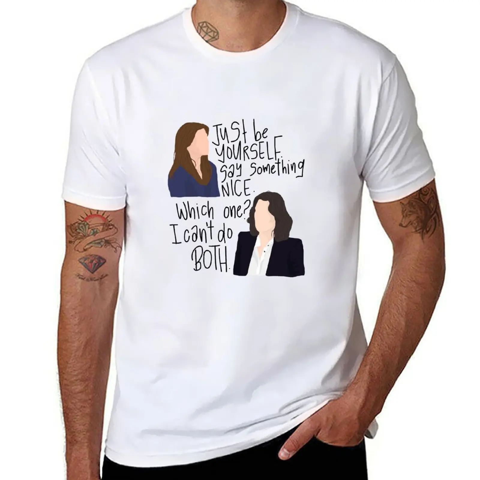 

How I Met Your Mother - I can't do both T-Shirt cute tops clothes affliction shirts men clothing