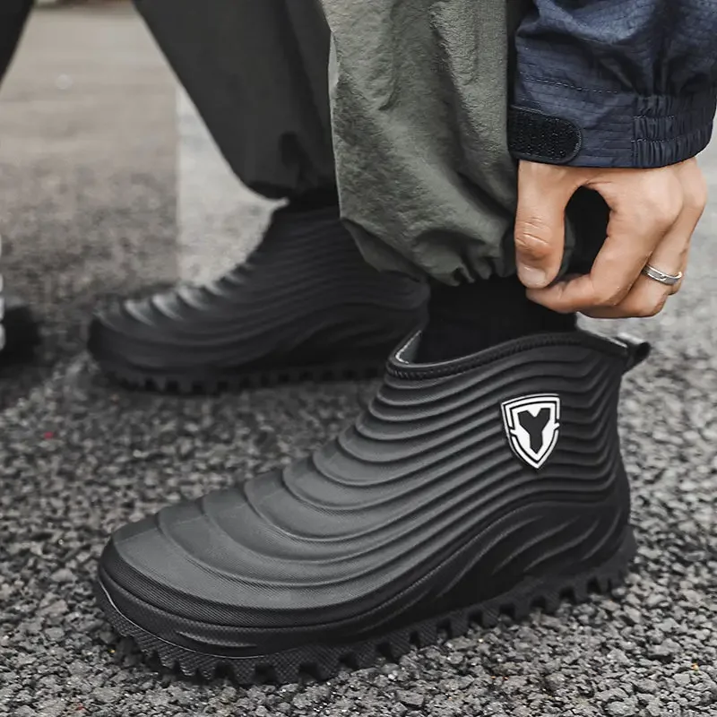 Biker Ankle Rain Bo… - image