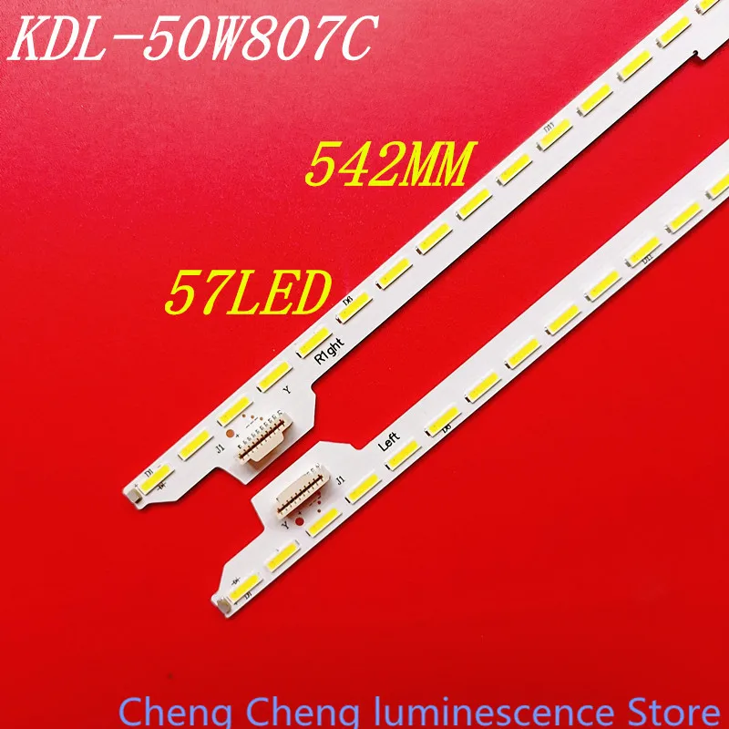 

FOR Sony KDL-50W807C LCD backlight bar EVERLIT LBM500M1903-BS-1(HF) 3V 57LED 542MM 100%NEW LED backlight strip