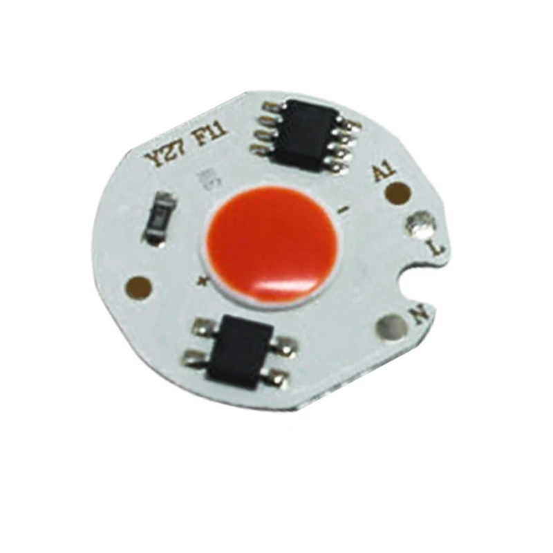 2-10pcs 3W 5W 7W 10W 12W LED COB Chip 220V Smart IC Driver Lamp bulb RED Green Blue Light Source For DIY Flood Light Spotlight