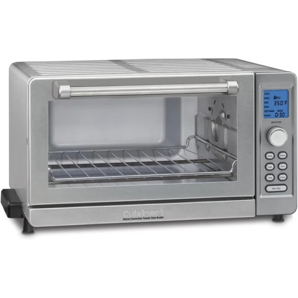 Deluxe Convection Toaster Oven Broiler, Brushed Stainless