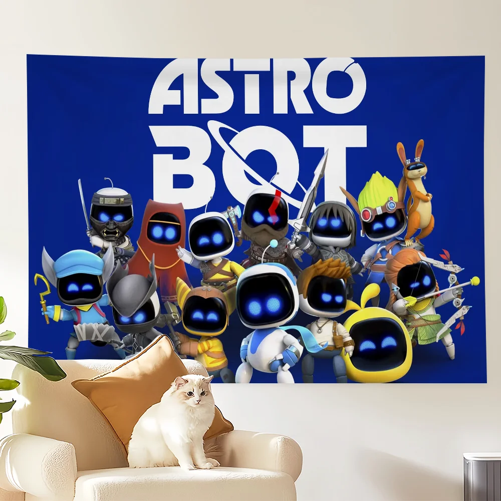 Game A-AstroS B-BotS flag College Bedroom Living Room Home Dorm Decor Funny Tapestry Garage Bar Wall Club Banner