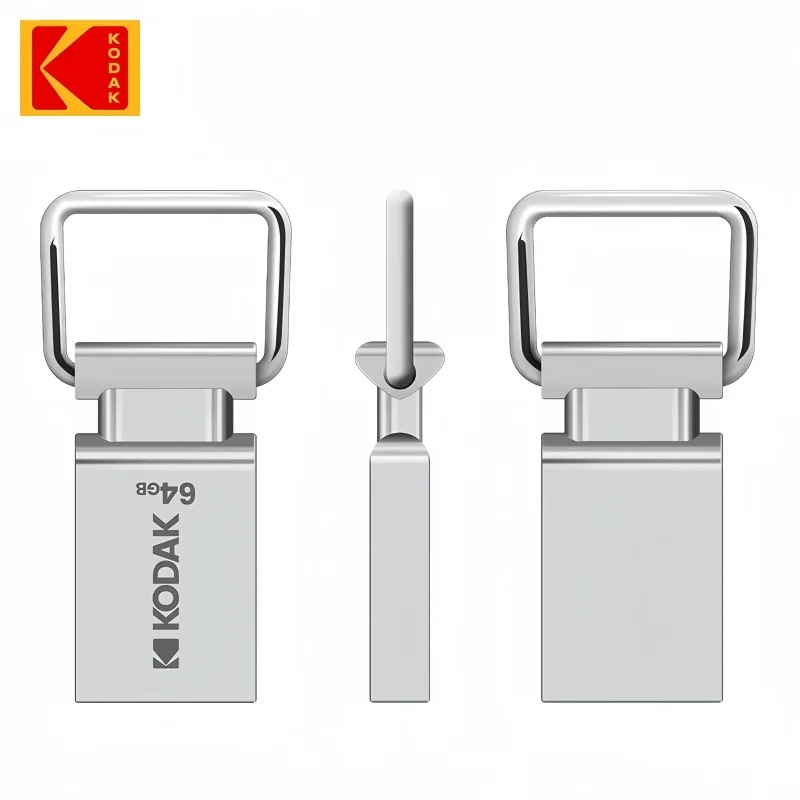 KODAK-Mini clé USB étanche avec porte-clés, clé USB K112, disque USB 2.0, 64 Go, 32 Go, 128 Go, PC MacPle, voiture