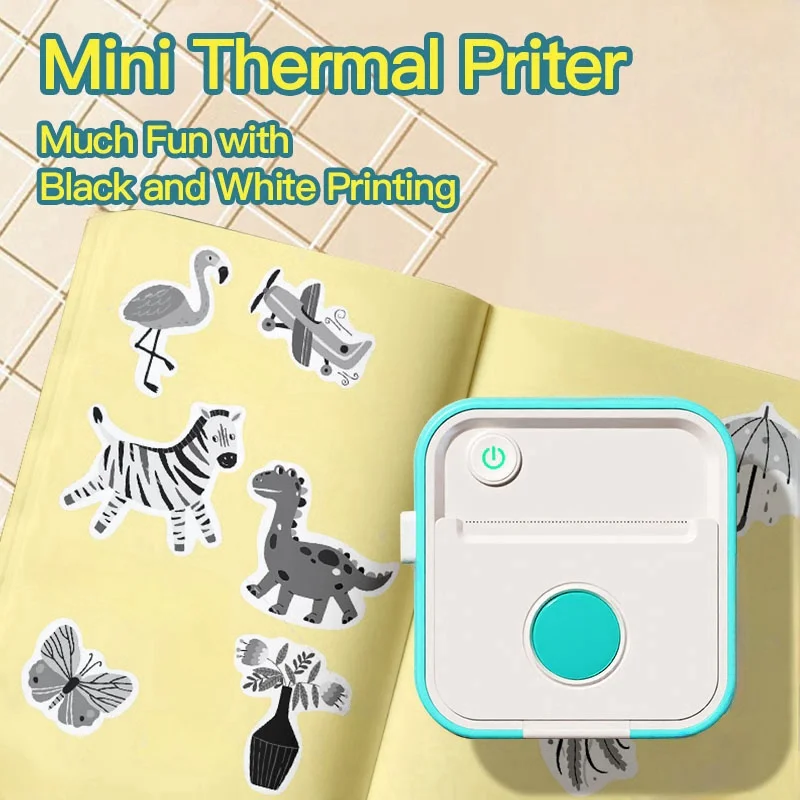 Новый принтер этикеток D5, бесчернильный термопринтер для изготовления этикеток, 12-57 мм, бумажный регулируемый карманный мини-принтер для наклеек для фото