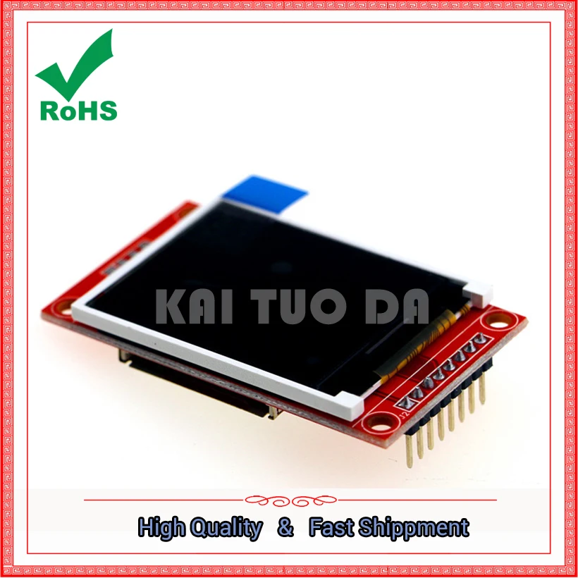 1.8-inch TFT Module Display LCD Module SPI Serial Port 51 Drive 4 IO Driver 1.8inch Board