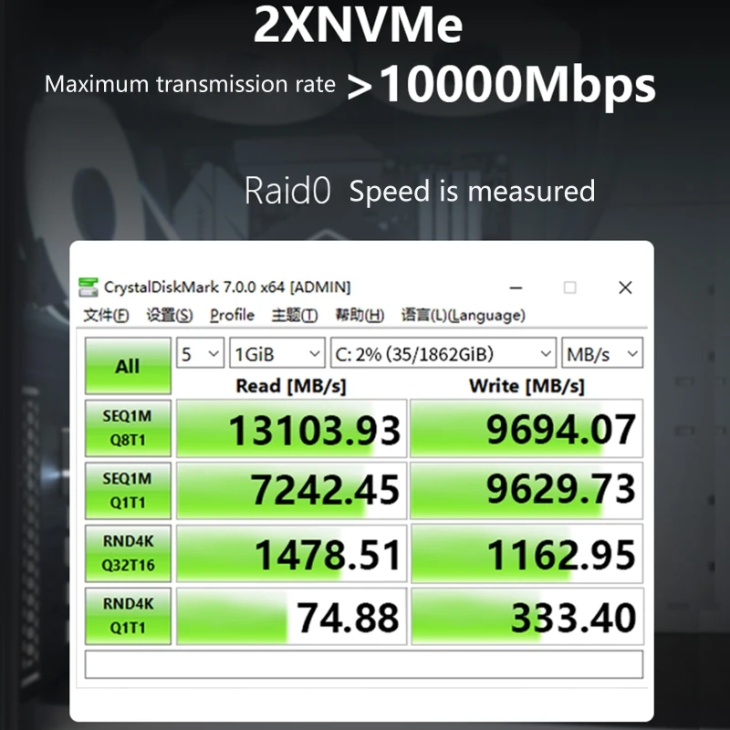 B0KA M.2 PCIE SSD Riser Card to PCI Express 3.0 X8 Adapter PCI Card Computer Hard Drive Computer Components Expansion Card