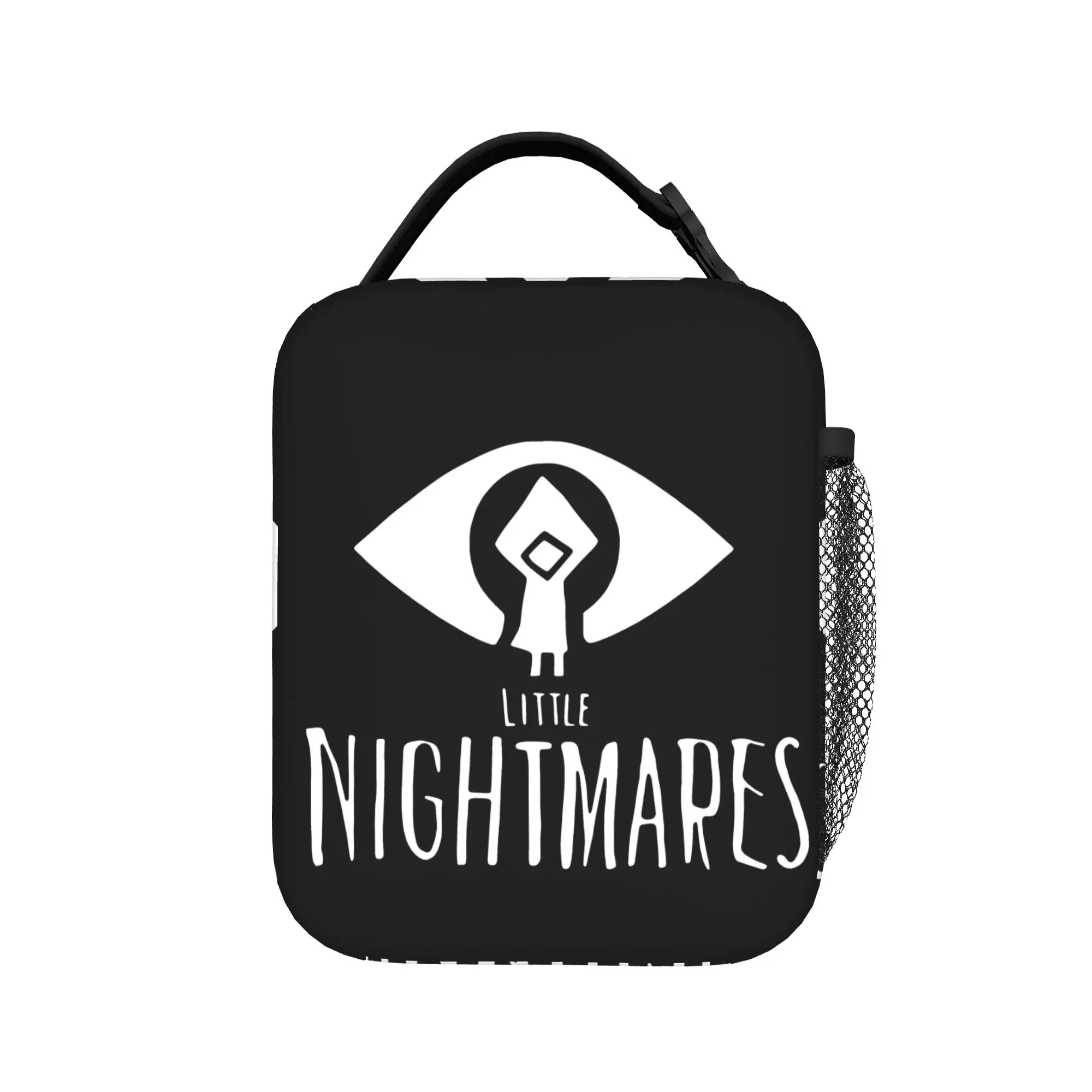 Little Nightmares 8160851 Insulated Lunch Bags Cooler Bag Reusable,Meal Container Video Game Portable Lunch Box Tote Bento Pouch