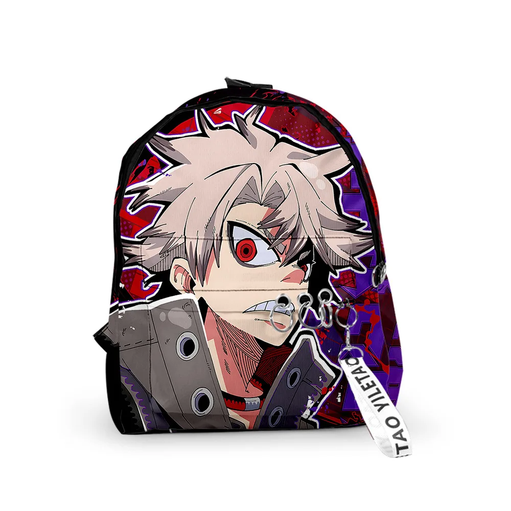 

Trendy Popular Gachiakuta Backpacks Boys/Girls pupil School Bags 3D Print Keychains Oxford Waterproof Cute Small Backpacks