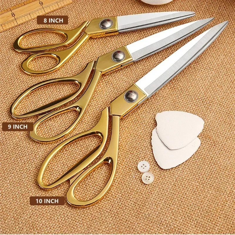 

Fabric Tailor For Needlework Sewing Cutter Stainless Shears Professional Tool Tailor DIY Clothes Scissors Steel Scissors