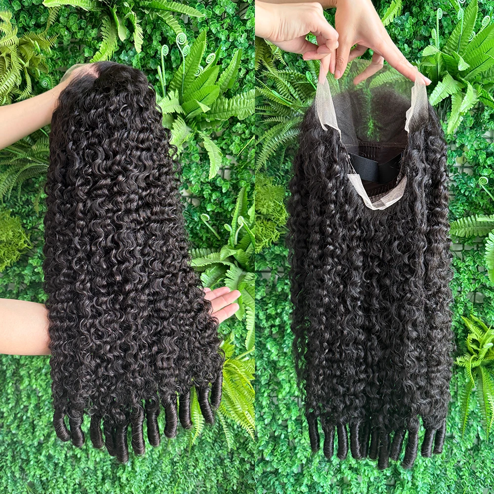 

Catwo Burmese Curly Human Hair Wigs 13x4 HD Lace Frontal Wig 250% High Density 38 Inch Pre Plucked Easy Install Virgin For Women