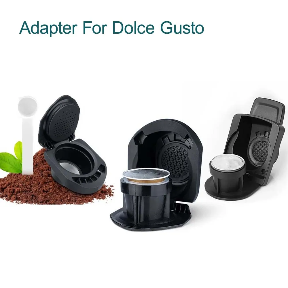 Adapter For Dolce Gusto Coffee Machine with Nespresso Original Capsule/Add Coffee Powder for Dolce Gusto Piccolo xs Genio 2