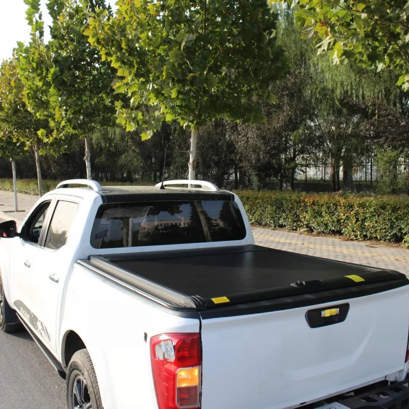 High Quality Aluminum Alloy Retractable Roller Shutter Lid Tonneau Cover Waterproof Locking Pickup Truck Bed Cover