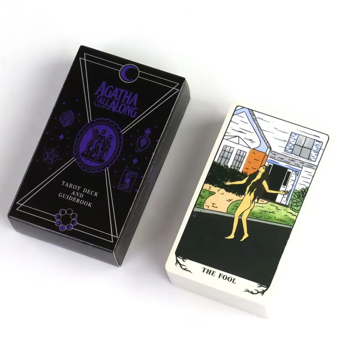 

78 Pcs Movie Themed Tarot Cards Agatha All Along Tarot Deck 10.3*6cm