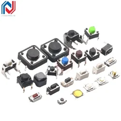 20PCS 3*6 3*4 4*4 SMD Tactile Tact Push Button Switch 2Pin 4Pin Touch Micro Switch 3x4x2.5 3x6x5 3x6x2.5 4x4x1.5 12x12x5 4*4*2.5