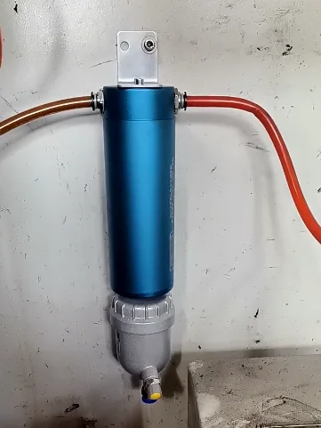 Air Compressor Air Dryer Oil Water Separator Compressed Air Filter for Dust Removal & Purification Without Filter Element