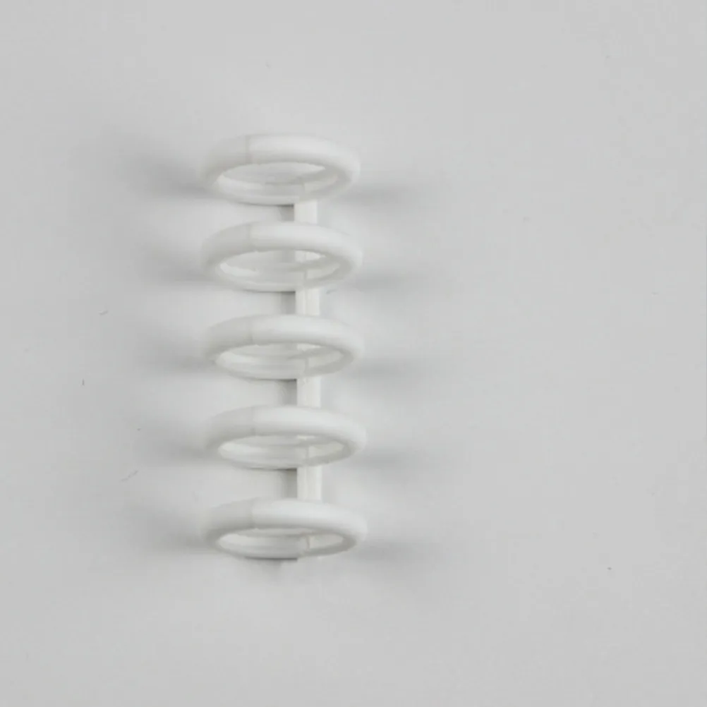 

30 шт. цветных пластиковых кольцевых переплетных колец, гибкие и удобные кольца для переплета съемных листов, для изготовления книг своими руками, для спирального переплета блокнотов