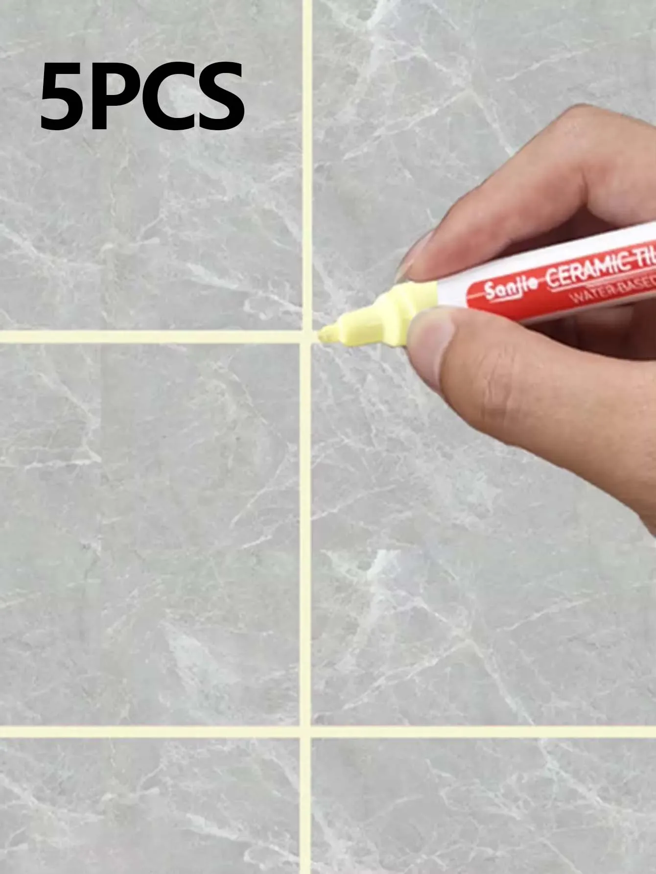 1/5/10/30PC Keramische tegels badkamer muur vloertegel kloof kleur reparatie anti-schimmel waterdicht whiteboard kleur reparatie pen