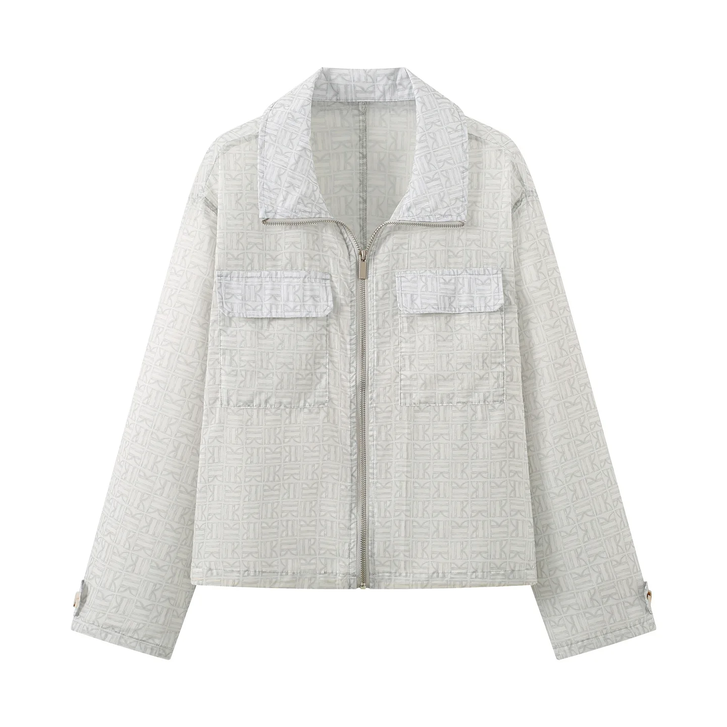 Maxdutti Lightweight Short Jacket 2026 Summer New Tencel Minimalist Style Casual Sunscreen Top