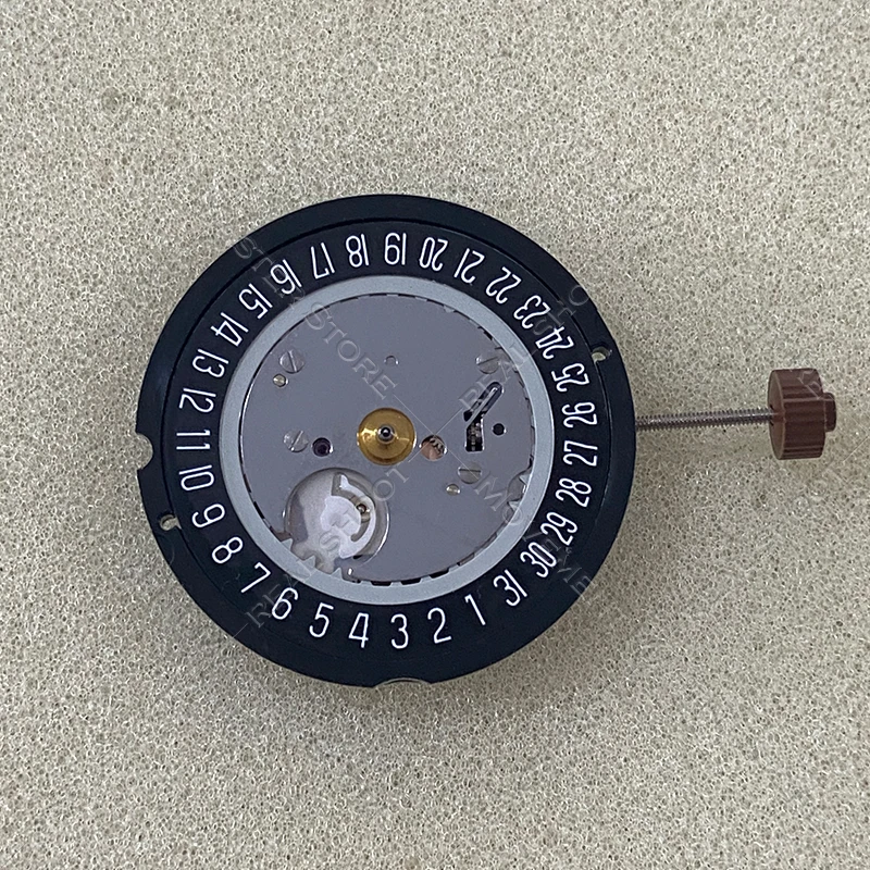 ロンダ-スイス515ムーブメント,ブラックカレンダー,クォーツ6日付,時計アクセサリー,オリジナル,新品