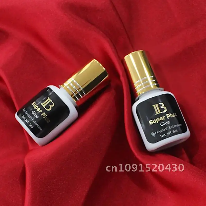 IBeauty Super Plus Colla per Estensione Salute Delle Ciglia Originale 5ml Nero Cola Oro Cap Corea 1-2Sec Strumenti di Trucco Ad Asciugatura Rapida Salute