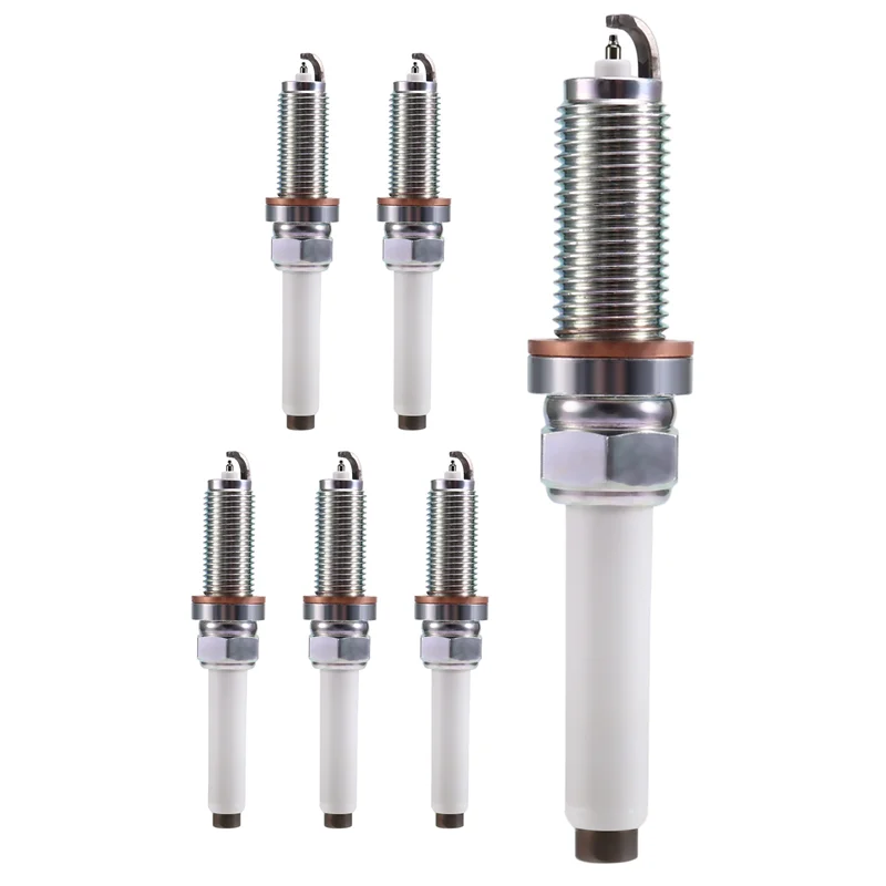 

High Quality 6Pcs Spark Plugs For Mercedes Benz C CLS E GL GLC GLE GLK GLS ML S 0041596803, 0041597203, 0041597503