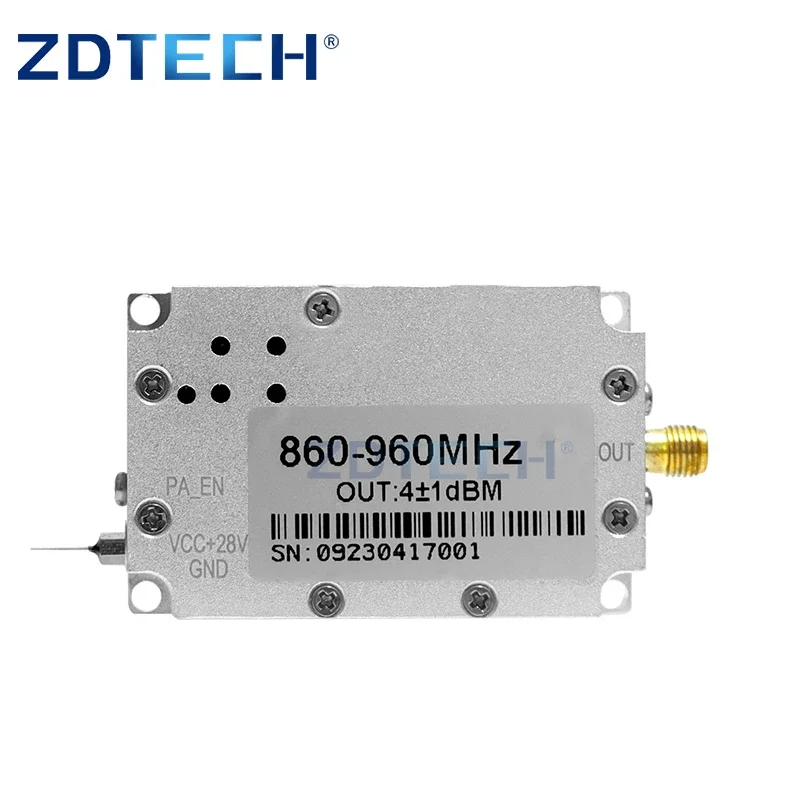 Generador de señal de función DDS de 100MHz con control RS485 para módulo amplificador de potencia RF de 860-960MHz