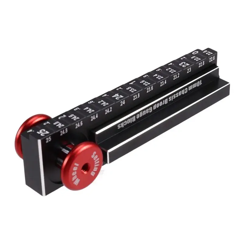 FBIL-Height Ruler Tool For RC Cars Chassis Droop Measuring Gauge Kit For 1/10 RC Models