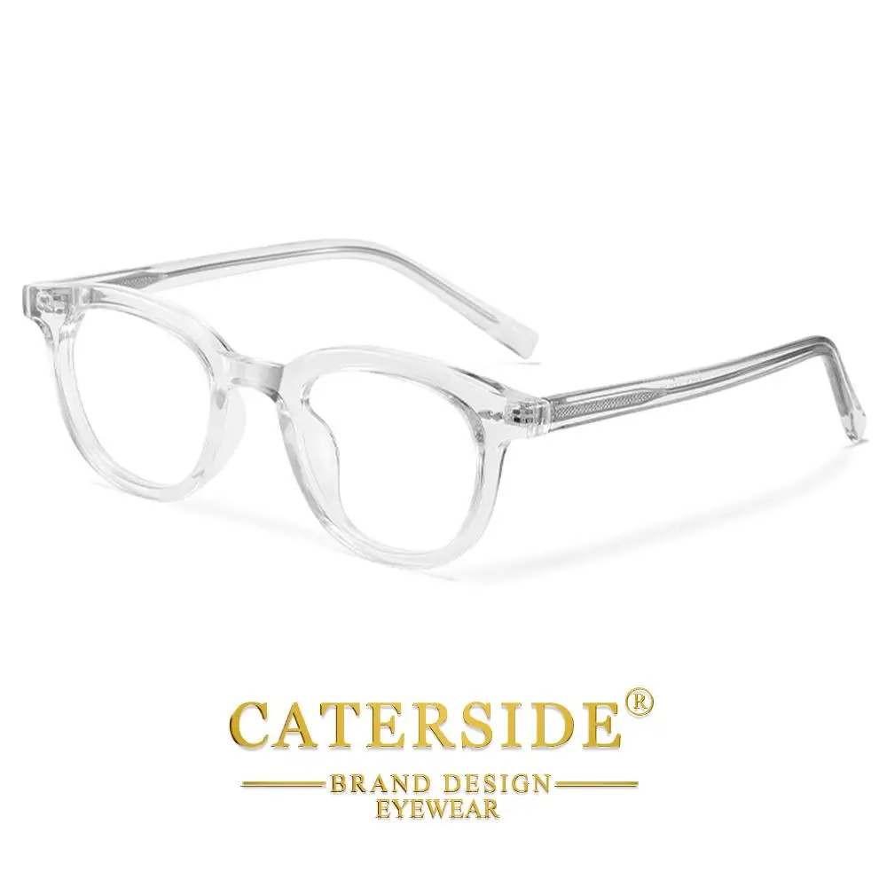 CATERSIDE Klassische Herren-Anti-Blaulicht-Brille Tr-90 Ovaler Brillenrahmen Damen Mode Computer Blaulicht-Schutzbrille – Detail 11