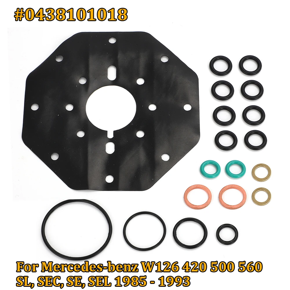 

For Mercedes-Benz Fuel Distributor Rebuild Kit 420 500 560 #0438101018 SL SE SEC