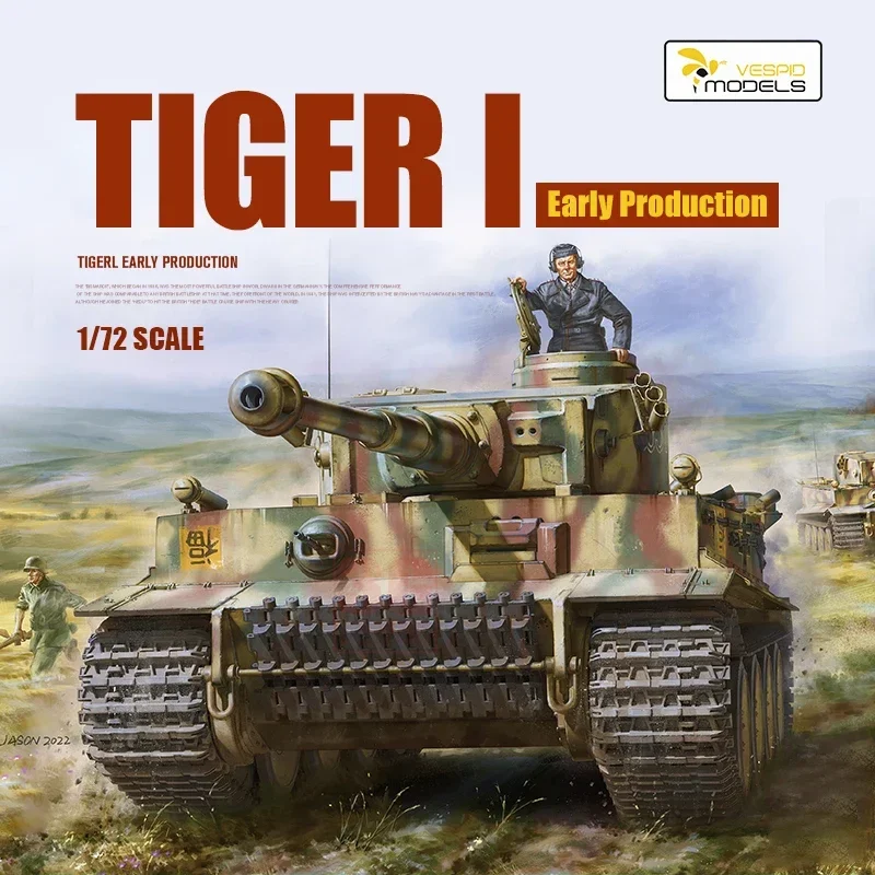 Vespid model VS720018 German Tiger 1 Heavy Tank Early production 1/72 Scale