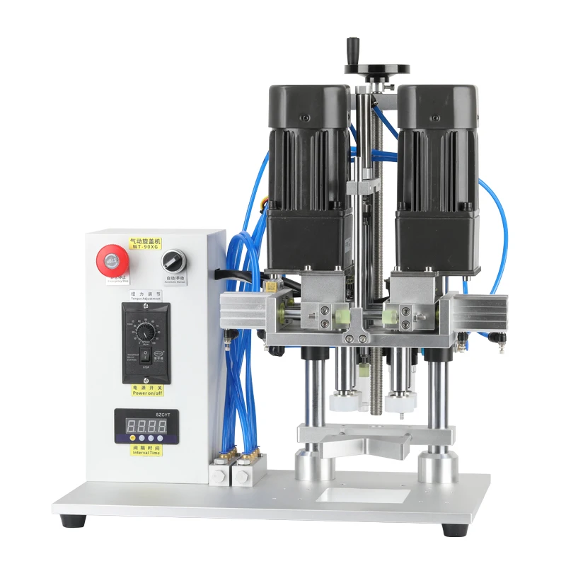 Automatic Capping Machine 18-52mm Pneumatic Duckbill Bottle Capper Glass/Plastic Bottle Capper Beverage Bottle Capping Machine