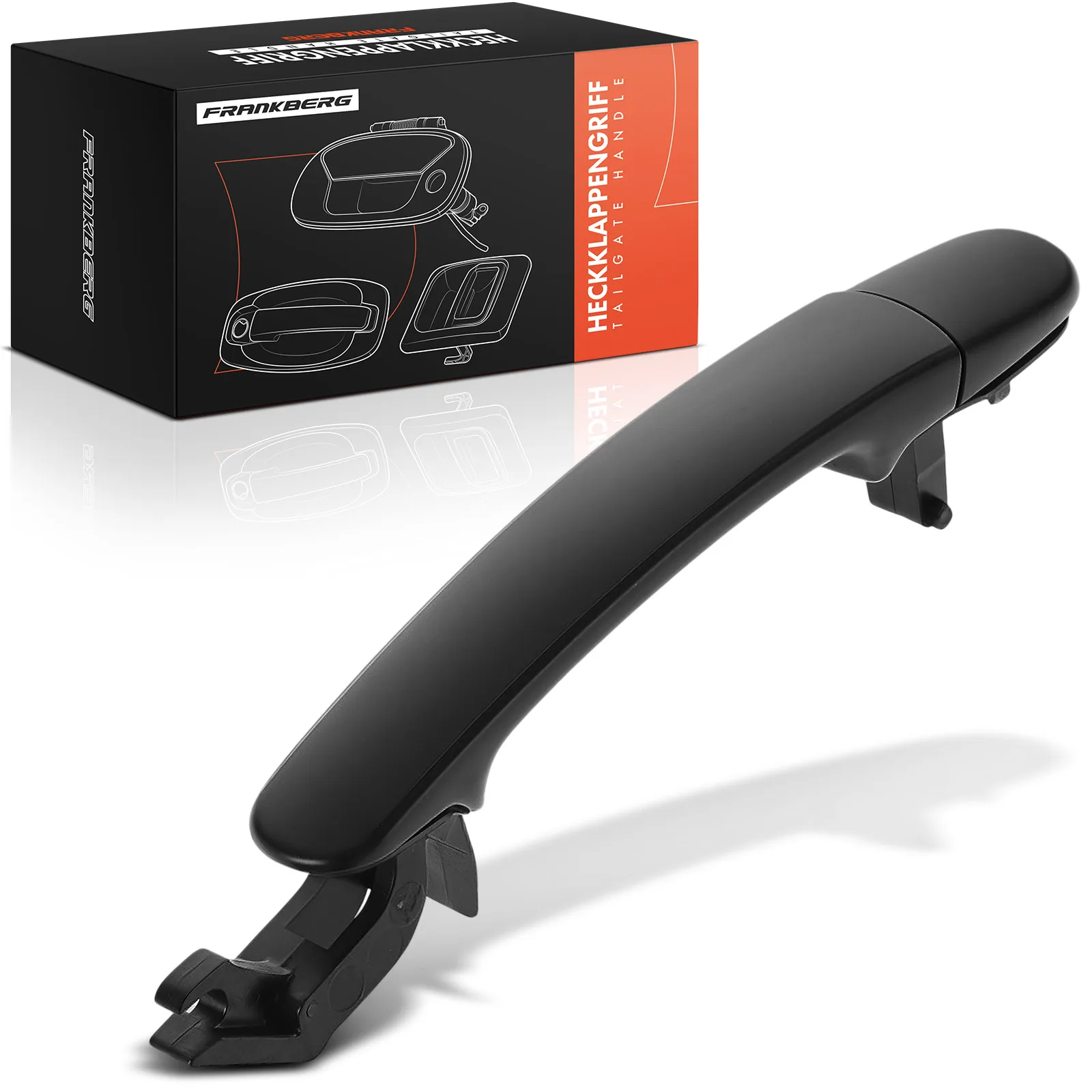 Frankberg 1x buitendeurgreep rechtsvoor voor Audi A2, Seat Altea XL, Cordoba, Ibiza III, Leon, Toledo II, Skoda 3B0837207C