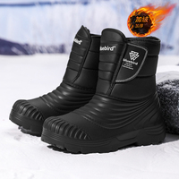 Waterproof Snow Boots Large Size 50/51 for Men And Women Lightweight Plush Lined Warm Shoes Botines Hombre Bottine