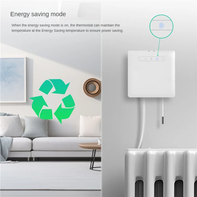 ABKI-Zigbee Smart Thermostat For Pilot Wire Heating Radiator For Ecowatt Electricity Monitoring App Control