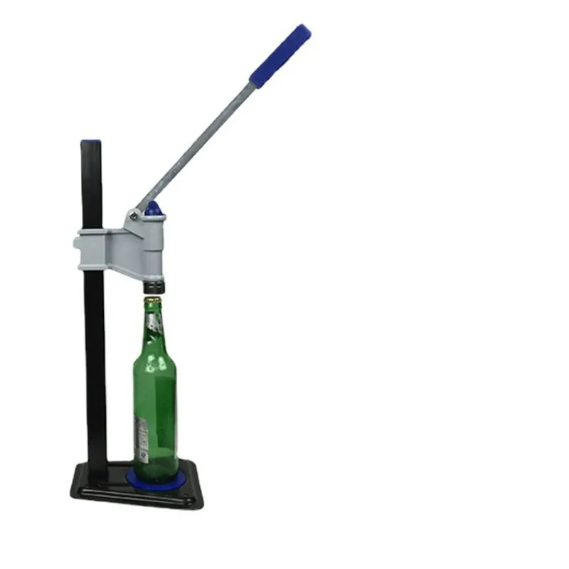 Máquina taponadora de botellas de cerveza personalizable, máquina taponadora manual de salsa de soja y salsa de sésamo, máquina taponadora de botellas de vidrio de refresco manua