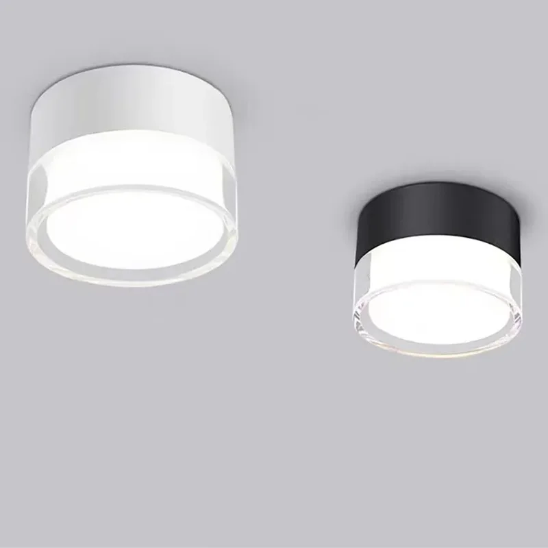 

New LED Downlight Dimmable Ceiling Light 5W 7W 9W 12W 15W18W Nordic Surface Mounted Surrounding Luminous LED Downlight Spotlight