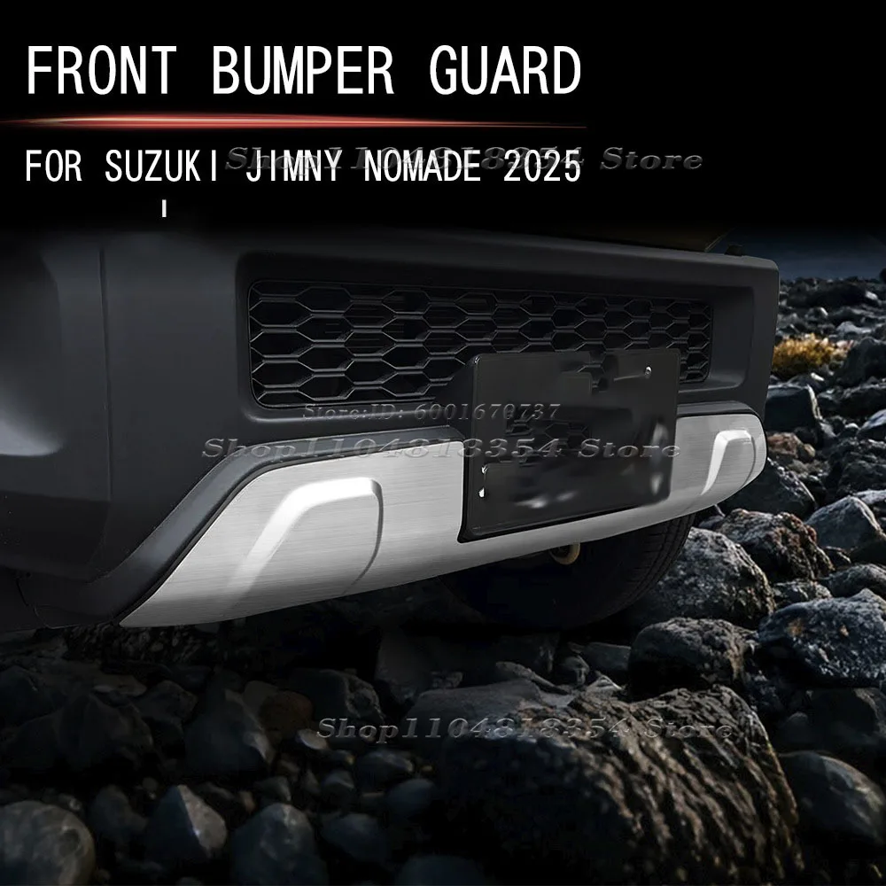 

ABS/Stainless Steel For SUZUKI Jimny Nomade 2025 2026 Car Front Bumper Lip Spoiler Splitter Body Kit Lower Bumper Protector
